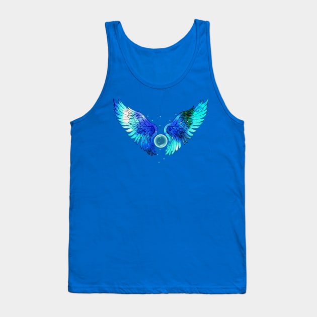 New Year Blue Angel Tank Top by emma17